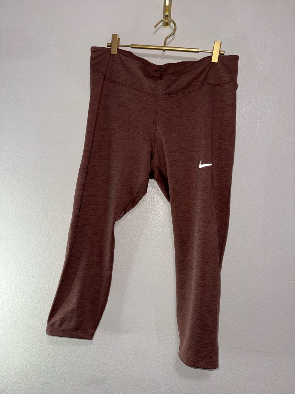 Nike Women’s Maroon Dri-Fit Leggings with Swoosh